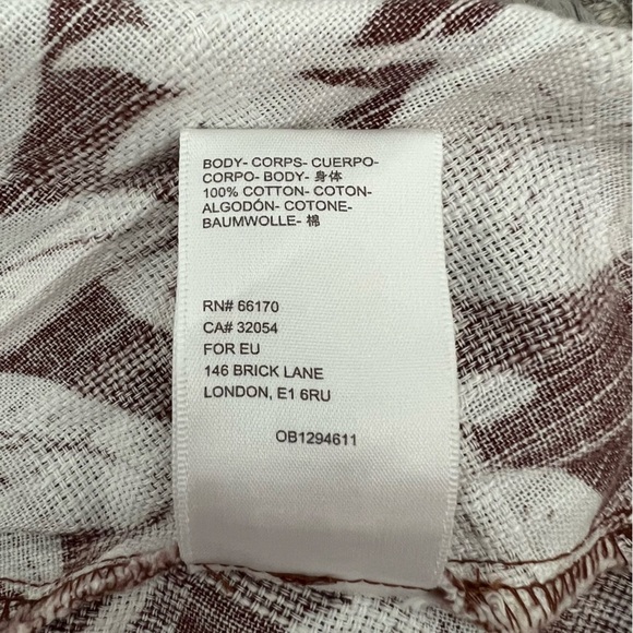 Urban Outfitters Tropical Print Pleated Wrap Skirt - Picture 6 of 6